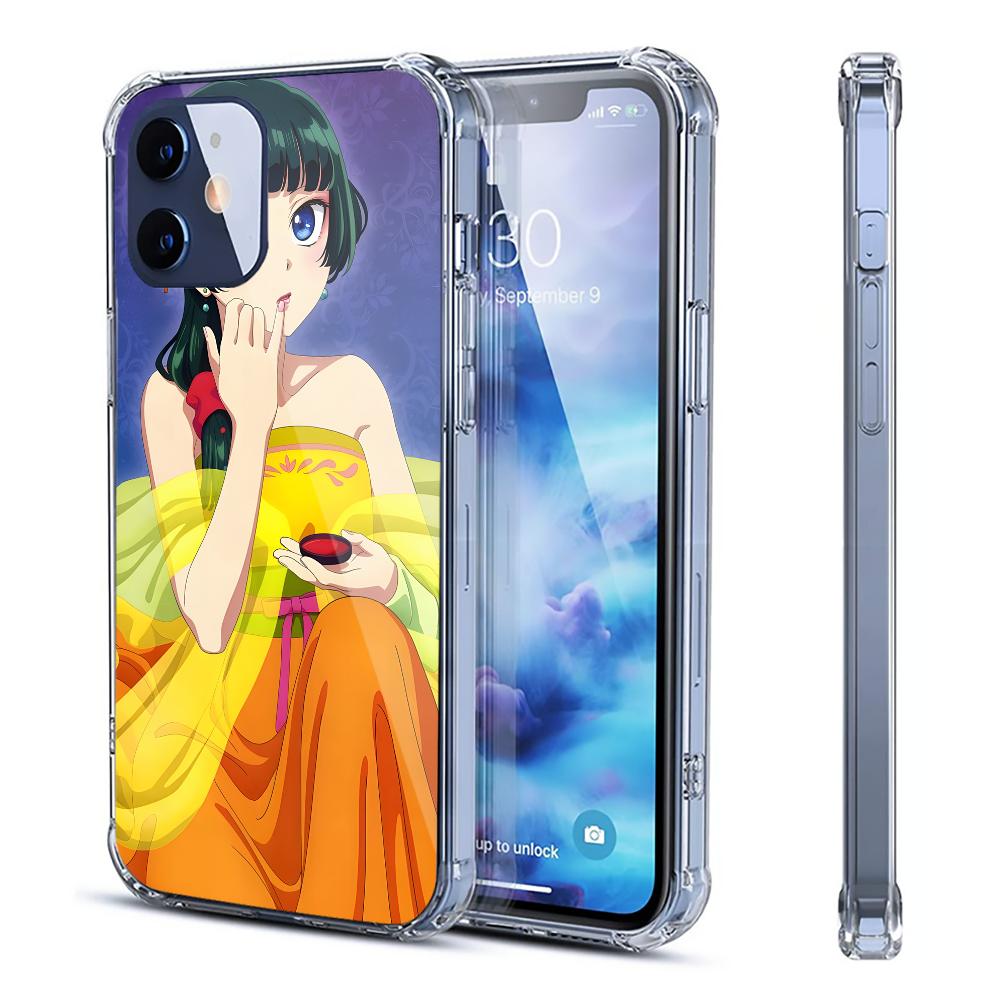 （画像用） 薬屋のひとりごと The Apothecary Diaries 【iPhone 12シリーズ対応】透明スマホケース（クリアソフトケース）
